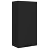vidaXL Armario de ba&ntilde;o de pared negro 32x20x67 cm