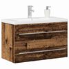 vidaXL Gabinete de Lavabo para Ba&ntilde;o Madera Vieja 80 x 38,5 x 48 cm