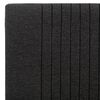 vidaXL Estructura de cama sin colchón tela gris oscuro 180x200 cm