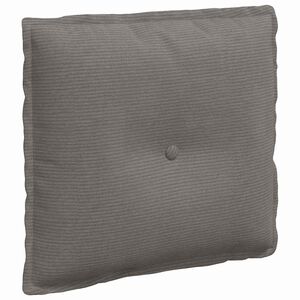 vidaXL Coj&iacute;n de Espalda Gris Claro 50 x 45 cm Tela de pana