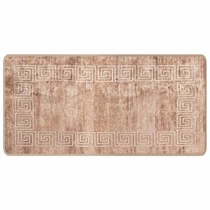 vidaXL Pasillo de alfombra MARSA Blanco 50 x 100 cm Poli&eacute;ster y PVC
