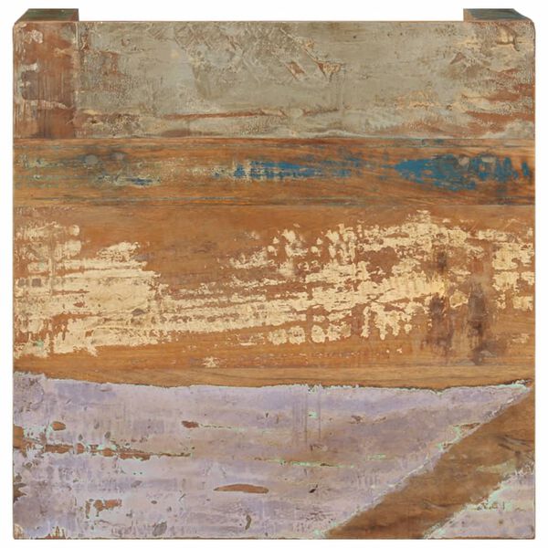 vidaXL Mesa de centro de madera maciza reciclada 60x60x35 cm