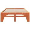 vidaXL Estructura de cama Marr&oacute;n 120 x 200 cm Madera de pino macizo