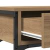 vidaXL Mesa Consola con cajón Roble artesanal 72.5 x 25 x 75 cm