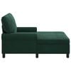 vidaXL Sill&oacute;n reclinable Verde oscuro 91 x 157 x 91 cm Terciopelo
