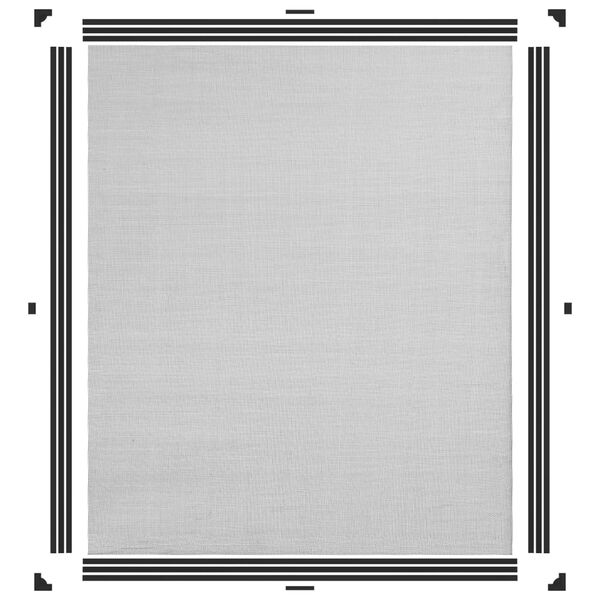 vidaXL Mosquitera magn&eacute;tica ventana antracita fibra vidrio 100x120 cm