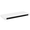 vidaXL Estante flotante de pared 4 uds MDF blanco brillo 60x23,5x3,8cm
