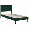 vidaXL Estructura de cama Verde oscuro 80 x 200 cm Terciopelo