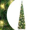 vidaXL &Aacute;rbol de Navidad artificial desplegable 50 LED verde 120 cm