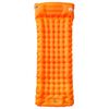 vidaXL Colch&oacute;n de camping autoinflable con almohada 1 persona naranja