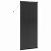 vidaXL Persianas venecianas con cortinas Negro 220 x 95 cm Aluminio
