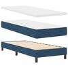 vidaXL Cama tipo Box Spring con colch&oacute;n Azul 200 x 80 cm tela