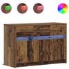 vidaXL Mueble de TV 91 x 34 x 61 cm Madera envejecida