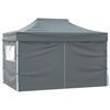 vidaXL Carpa de Fiesta Antracita 291 x 431 x 315 cm Tela Oxford