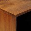 vidaXL Aparador Nogal 80 x 33 x 75 cm Madera de mango maciza