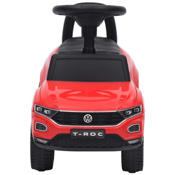 vidaXL Coche correpasillos Volkswagen T-Roc rojo