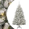 vidaXL &Aacute;rbol de Navidad artificial 180 cm 300 LED Blanco C&aacute;lido