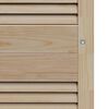 vidaXL Puerta de Armario con puerta 4 pcs Natural 140.5 x 2 x 59.5 cm