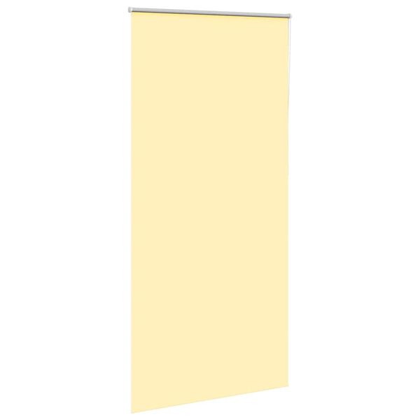 vidaXL Estor Enrollable Opaco Amarillo 90x230 cm Tela Ancho 85,7 cm