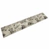 vidaXL Alfombra de cocina lavable terciopelo gris caf&eacute; 60x300 cm