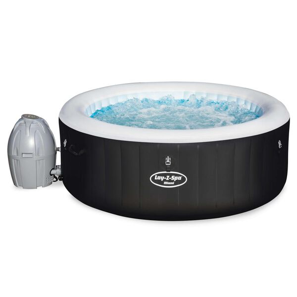 Bestway Ba&ntilde;era de hidromasaje hinchable Miami Air Jet serie Lay-Z-Spa