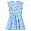 vidaXL Vestido infantil sin mangas con botones azul 104