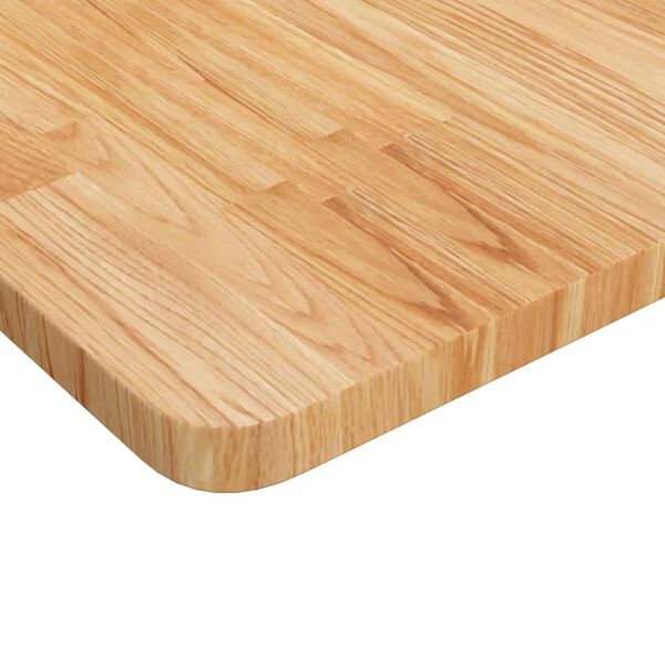 vidaXL Encimera de madera maciza tratada marrón claro 80x40x2,5cm