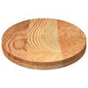 vidaXL Tablero de mesa ovalado madera maciza de roble 100x50x4 cm