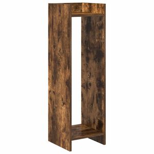 vidaXL Soporte de plantas Roble Ahumado 30 x 30 x 100 cm