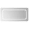 vidaXL Espejo de ba&ntilde;o LED Transparente 60 x 30 cm vidrio templado