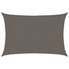 vidaXL Toldo de vela gris antracita HDPE 160 g/m&sup2; 3x5 m