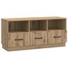 vidaXL Mueble de TV 102 x 34,5 x 47 cm Roble artisan