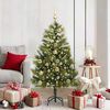 vidaXL &Aacute;rbol de Navidad artificial con ramas plegables y conos 150 cm