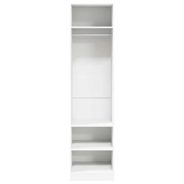 vidaXL Armario de madera contrachapada blanco 50x50x200 cm