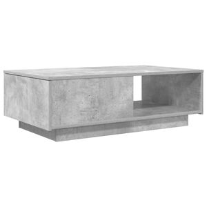 vidaXL Mesa de Caf&eacute; Gris Concreto 95 x 55 x 31 cm Madera de ingenier&iacute;a
