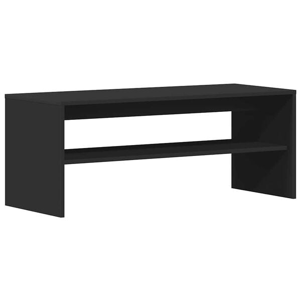 vidaXL Mueble para TV madera contrachapada negro100x40x40 cm