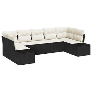 vidaXL Conjunto de sof&aacute;s de jard&iacute;n 7 uds. 7-N&uacute;mero de plazas