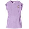 vidaXL Vestido infantil color lila 92