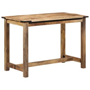 vidaXL Mesa de comedor madera maciza de mango 110x55x75 cm