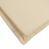 vidaXL Cojín para tumbona beige (75+105)x50x4 cm