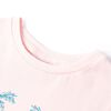 Camiseta infantil rosa suave 128