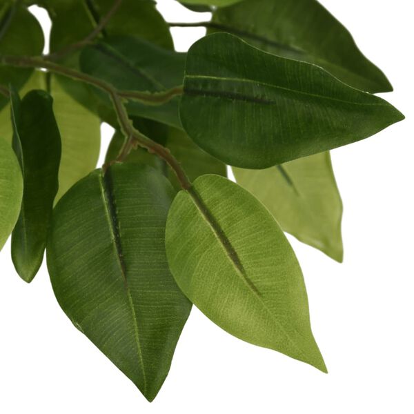 vidaXL Árbol ficus artificial con 756 hojas verde 150 cm