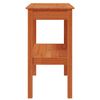 vidaXL Mesa Consola Marr&oacute;n Cera 80 x 40 x 75 cm Pino macizo