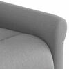 vidaXL Sill&oacute;n reclinable de masaje el&eacute;ctrico tela gris claro