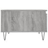 vidaXL Mesa de centro madera contrachapada gris Sonoma 55x55x36,5 cm