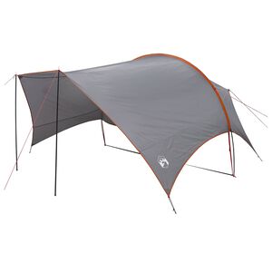 vidaXL Toldo de Camping Resistente al Agua Gris y naranja