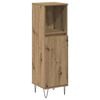 vidaXL Armario de ba&ntilde;o madera de ingenier&iacute;a roble artisan 30x30x100 cm