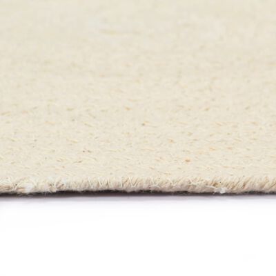 vidaXL Manteles individuales redondos 4 uds algodón natural liso 38 cm