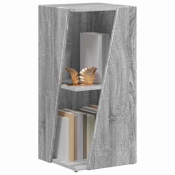 vidaXL Estante lateral Gris Sonoma 33 x 32 x 70,5 cm