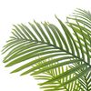 vidaXL Planta artificial palmera con macetero 120 cm verde